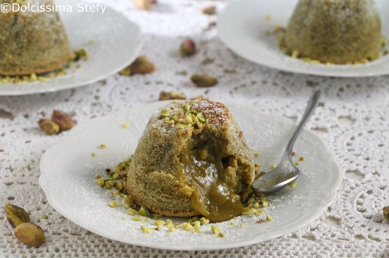 Tortino al Pistacchio dal cuore morbido