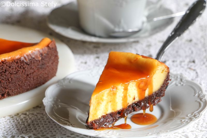 Cheesecake Cioccolato e Caramello salato