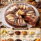 TORTA PERE, CACAO, NOCI E PEZZI DI FONDENTE