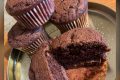 Muffin al cioccolato con cuore di Nutella