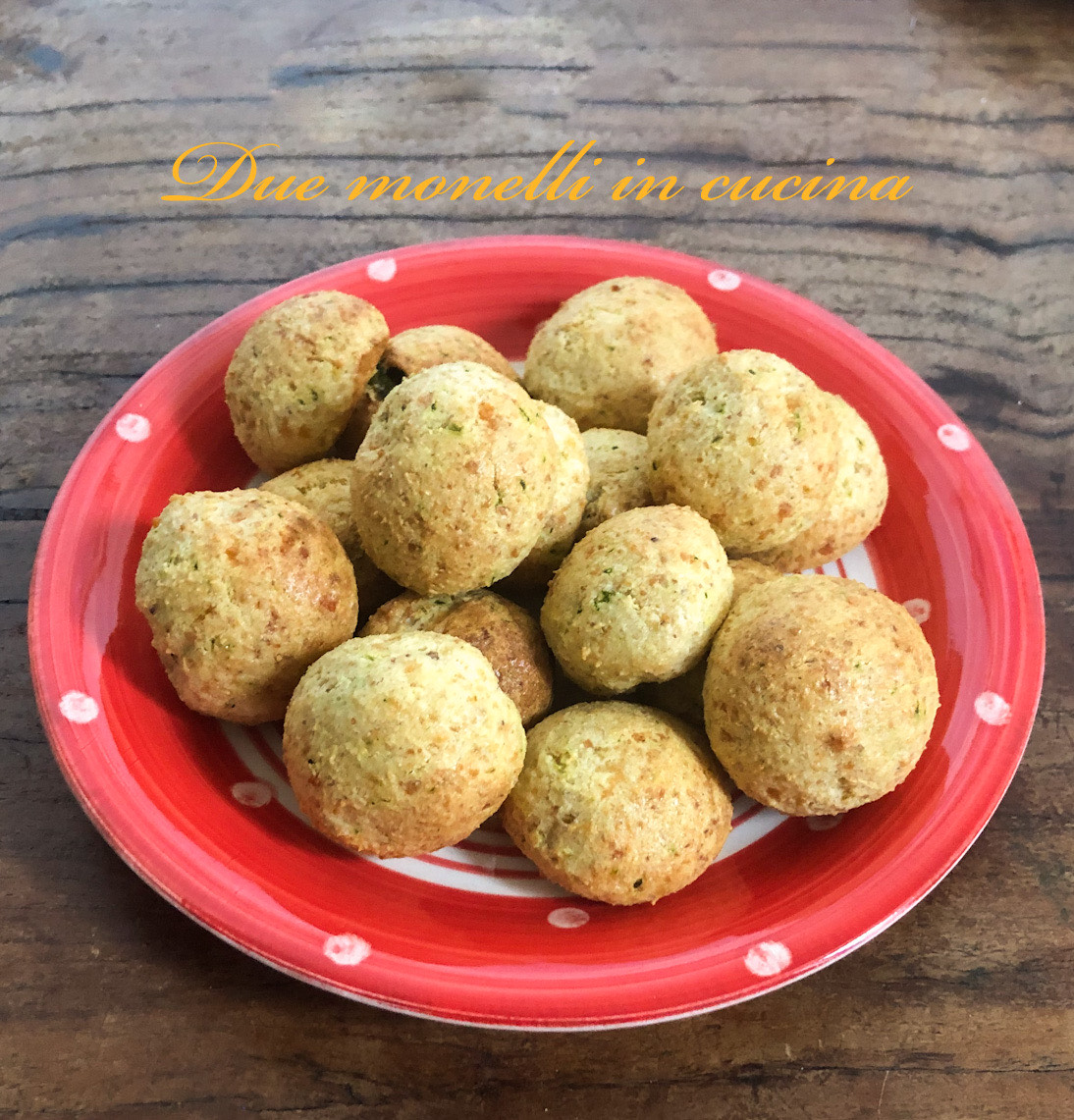 Polpette di robiola e zucchine cotte al forno secondo ...