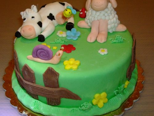 Si inizia con il cake design… la torta fattoria !!