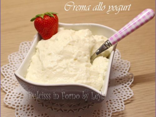 Crema allo yogurt, ricetta base