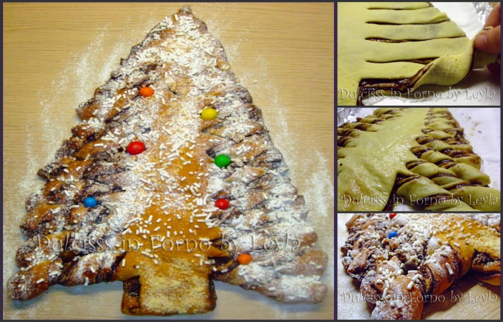 Albero di pan brioche alla nutella, ricetta dolce di Natale Dulcisss