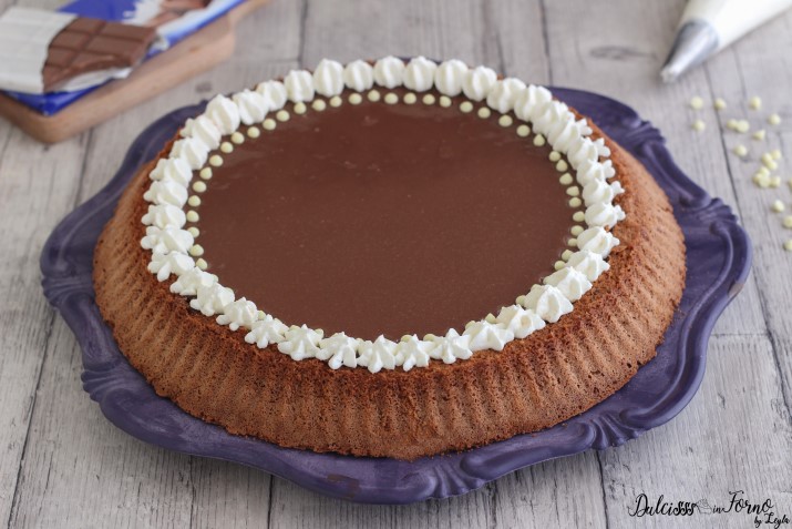 Torta Lindt, ricetta golosissima al cioccolato Dulcisss in forno by Leyla