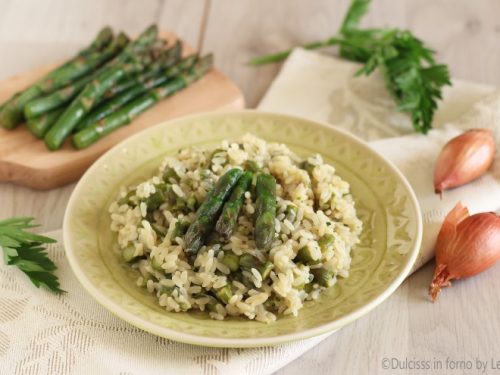 Risotto con asparagi verdi o bianchi, ricetta fantastica !