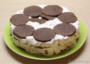 Torta di biscotti e panna, facile e veloce Dulcisss in forno by Leyla 