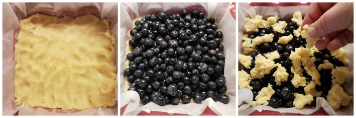 Sbriciolata ai mirtilli facile e veloce o Blueberry Crumble ricetta americana Dulcisss in forno by Leyla