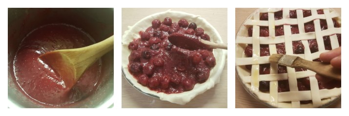 Torta di ciliegie americana o Cherry Pie ricetta americana ricetta Dulcisss in forno by Leyla