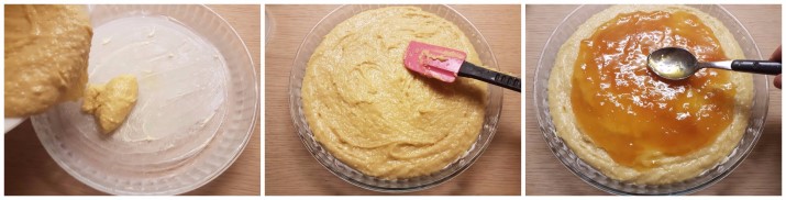 Torta con mandorle e marmellata di albicocche facile e veloce ricetta Dulcisss in forno by Leyla