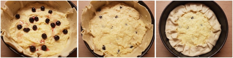 Torta crema pasticcera amarene e pasta sfoglia veloce o Torta con pasta sfoglia e crema ricetta Dulcisss in forno by Leyla