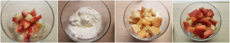 Bicchierini dolci con crema mascarpone e fragole: dolci freschi e veloci ricetta Dulcisss in forno by Leyla