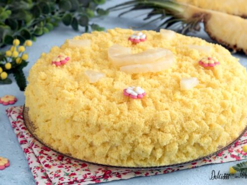 Torta Mimosa all’ananas