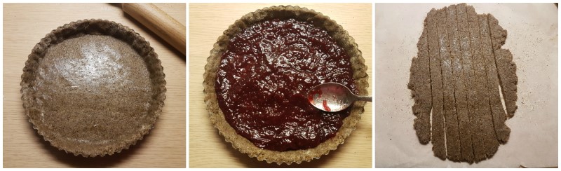 La farcitura - Crostata grano saraceno