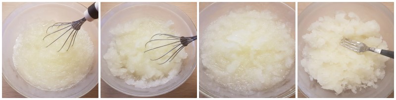 Granita al limone siciliana pronta