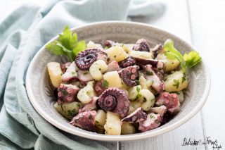 Insalata di polpo e patate lesse, ricetta antipasto - polpo in insalata