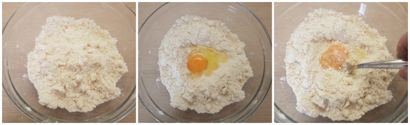 Pasta frolla per crostata: l'aggiunta delle uova