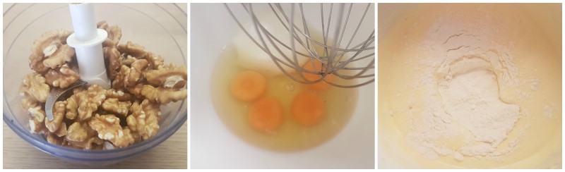 Torta soffice alle noci: l'impasto