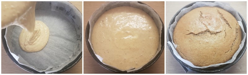 Torta alle noci: la cottura