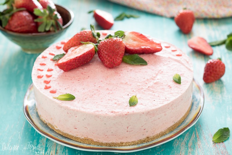 Cheesecake fredda alle fragole