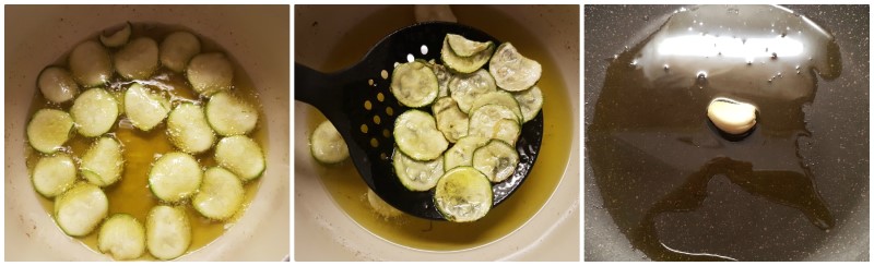 Spaghetti alla Nerano: le zucchine fritte