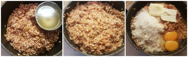 La cottura del riso dei supplì