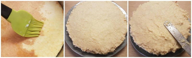 Gli strati della Torta Raffaello