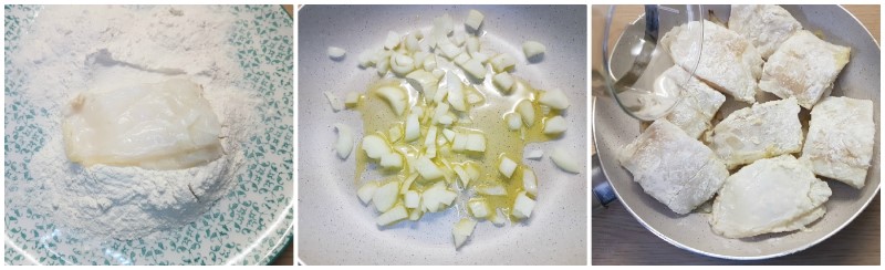 Rosolatura del Baccalà in padella