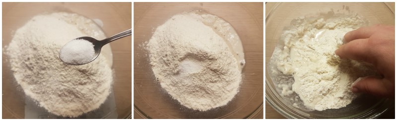Impasto delle pettole pugliesi