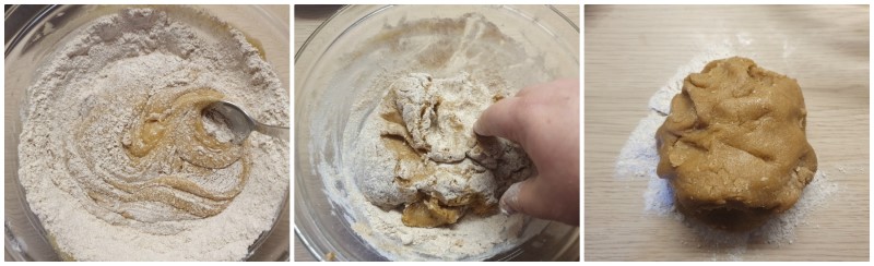 Lavorazione dell'impasto - Crostata con farina integrale