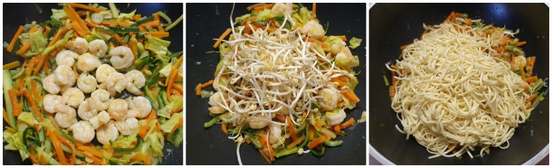 Spaghetti cinesi con verdure - Noodles