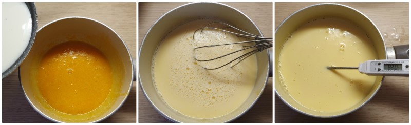 Base crema inglese per le Mousse ai 3 cioccolati