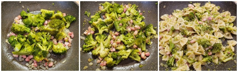 Condimento della pasta - Pasta broccoli e pancetta
