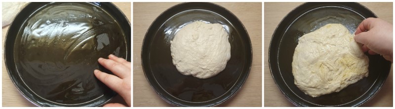 Stesura pasta per focaccia pugliese ricetta originale