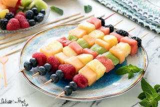 Spiedini di frutta ricetta