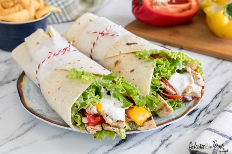 Ricetta WRAP DI POLLO, ricetta piadina con pollo sfiziosissima