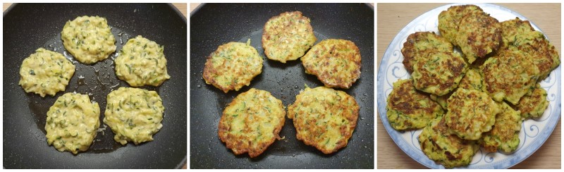 Ricetta frittelle di zucchine pronte