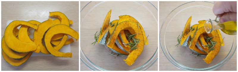 Condire la zucca - Ricetta Zucca gialla al forno