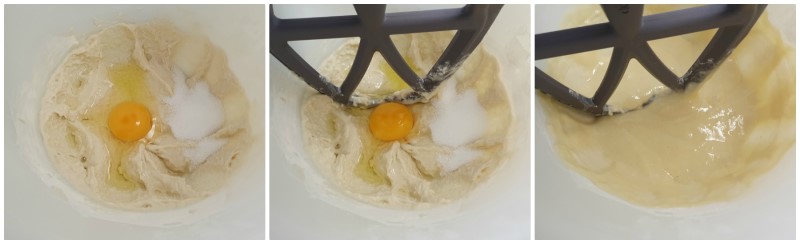 Unire uovo e farina - Cinnamon roll ricetta