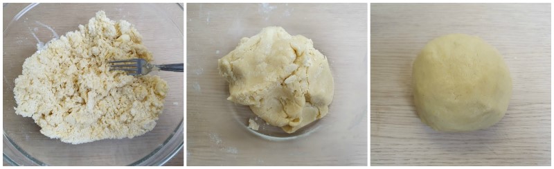 Impastare gli ingredienti - Ricetta biscotti tirolesi