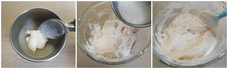 Unire la gelatina alla crema