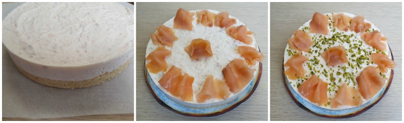 Cheesecake al salmone pronta