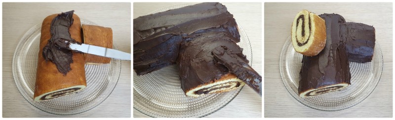 Coprire con la crema - Tronchetto dolce