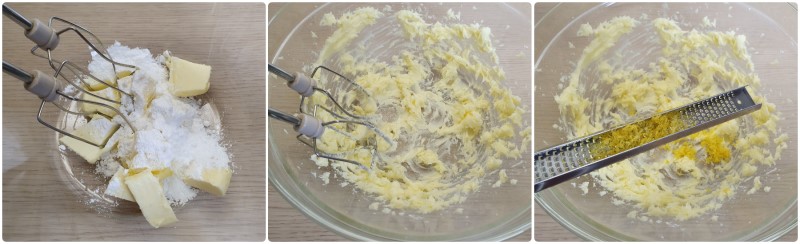 Lavorare il burro con lo zucchero - Lemon Meltaways ricetta