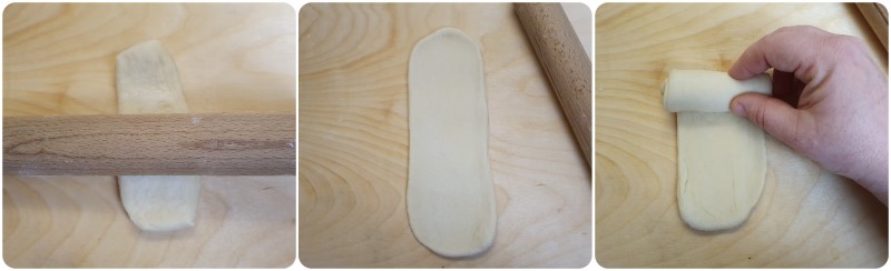 Formare le brioche alla panna