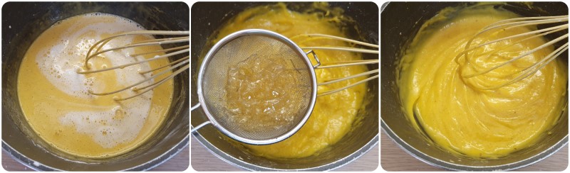 Cottura della crema - Crema Chiboust ricetta