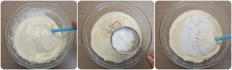 Aggiungere la farina - Base Torta Charlotte Royale