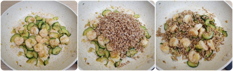 Unire il farro - Insalata di farro e gamberetti ricetta