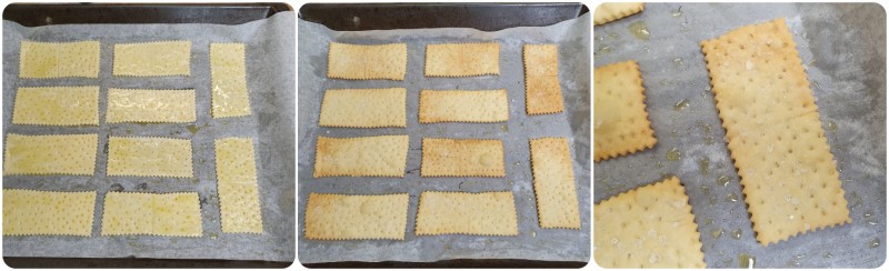 Cottura dei Crackers ricetta
