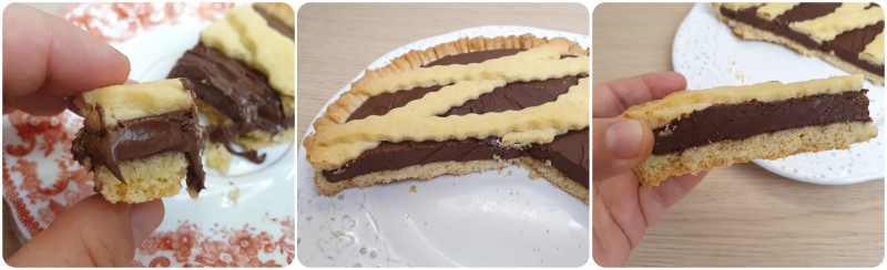 Crostata alla Nutella morbida pronta